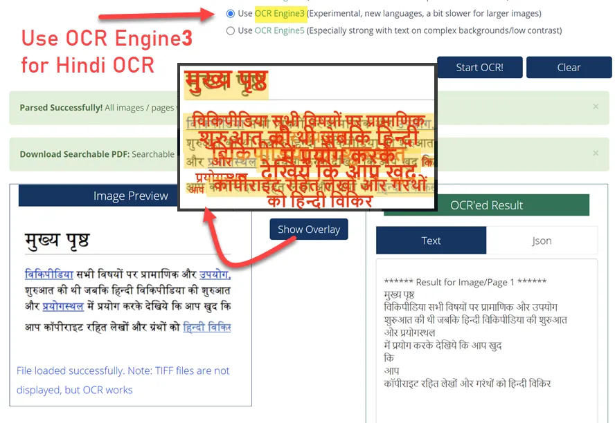 Hindi OCR